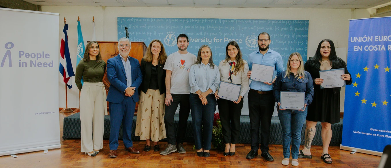 Juventudes de Centroamérica se gradúan en programa de construcción de paz impulsado junto a la Universidad para la Paz
